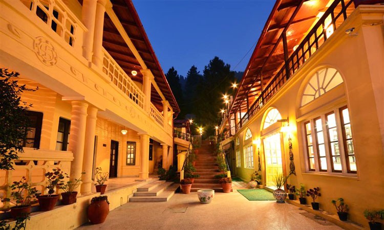 View at night