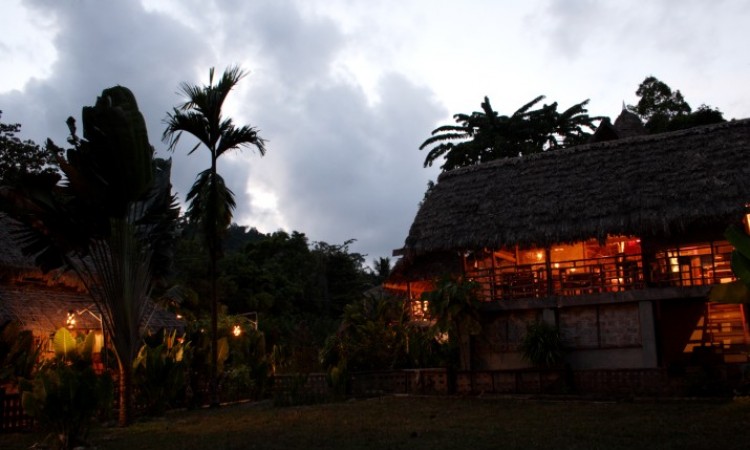 Cottage View at Night