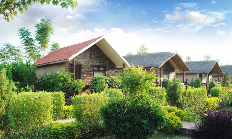 Cottages Amidst Greenary Cottages Amidst Greenary