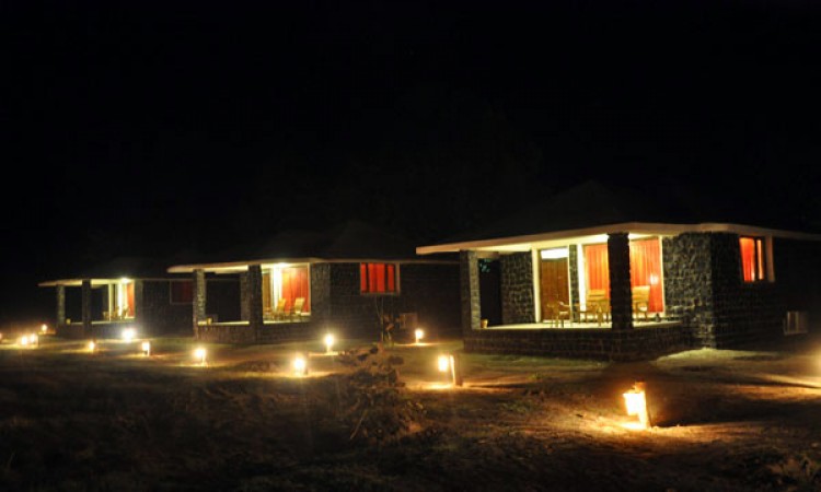 Cottage View at Night Cottage View at Night