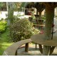 Dining amidst garden Dining amidst garden