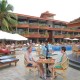 Courteous reception by the pool Courteous reception by the pool