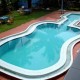 Guitar shaped pool Guitar shaped pool